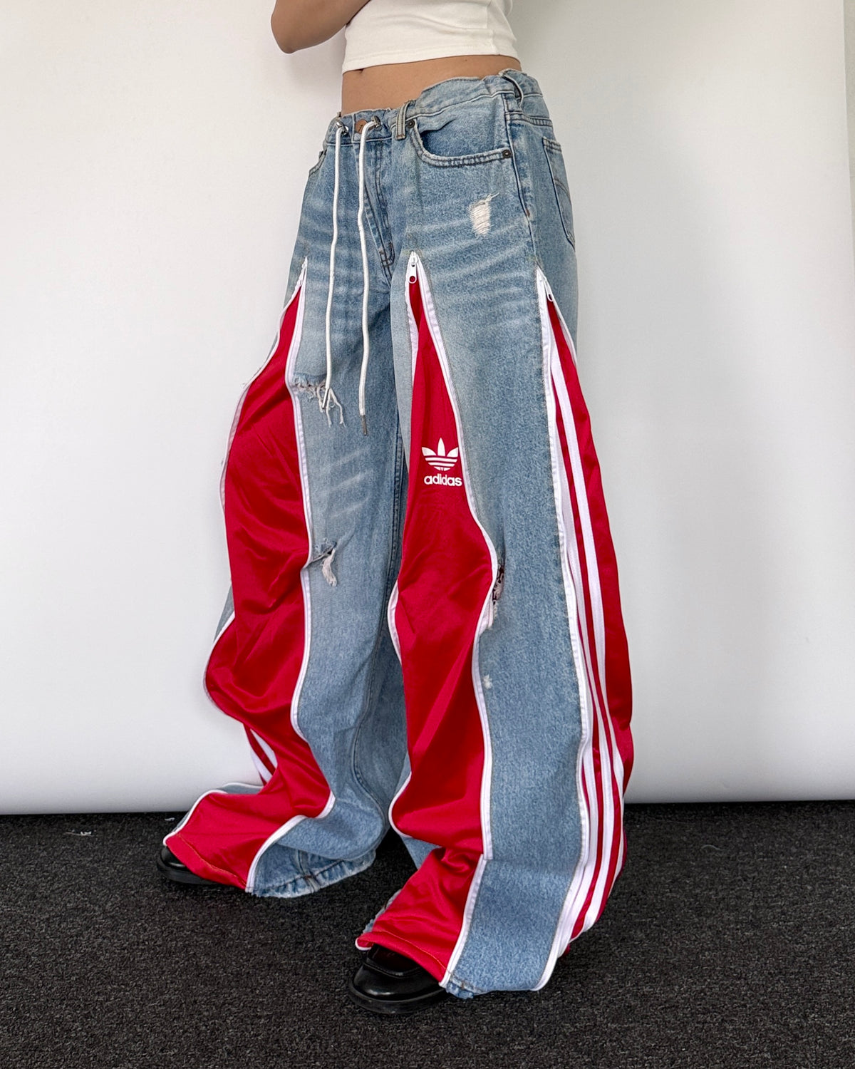 [BIG SIZE] Zipper Pants 0392