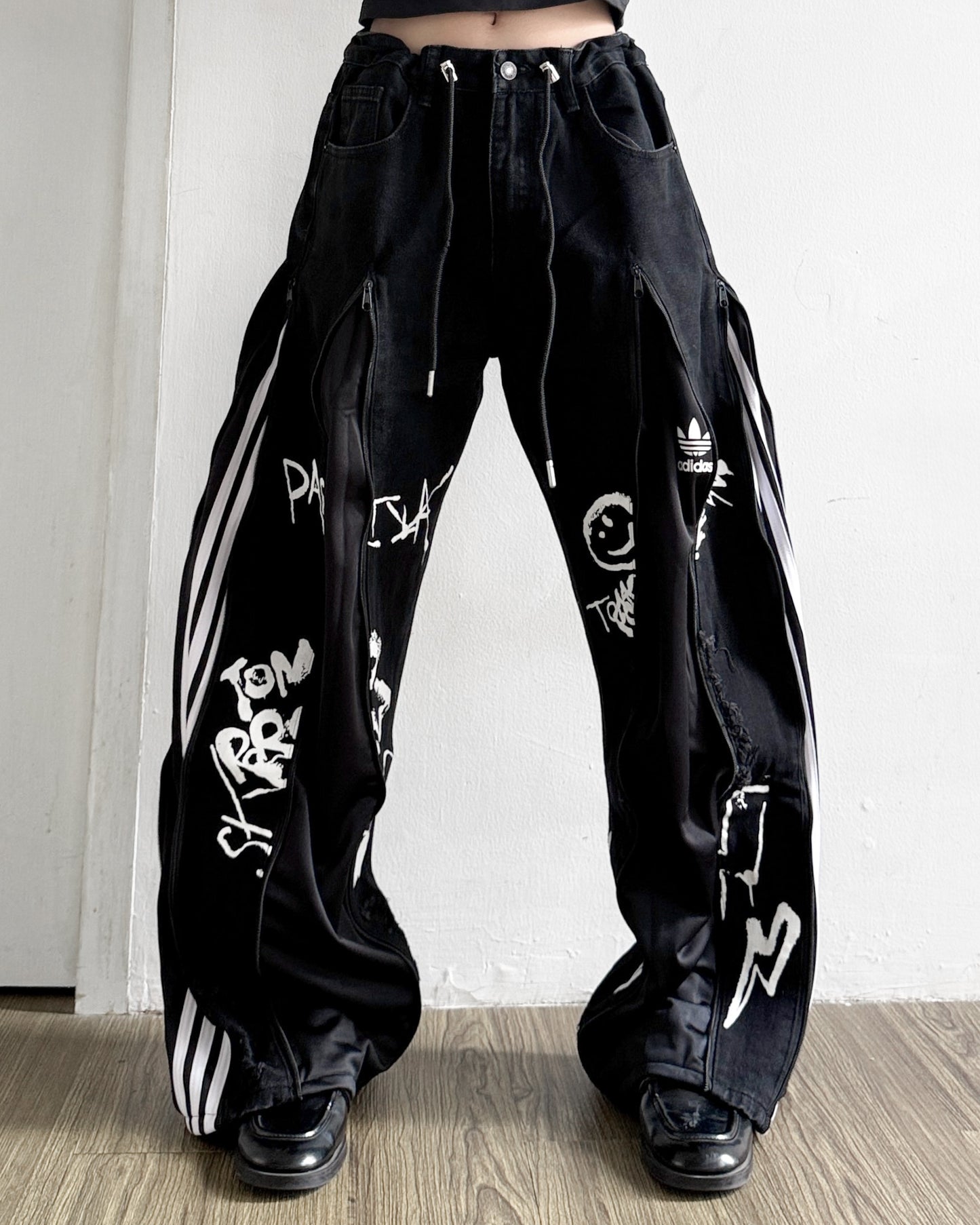[BIG SIZE] Zipper Pants 0352