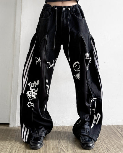 [BIG SIZE] Zipper Pants 0352