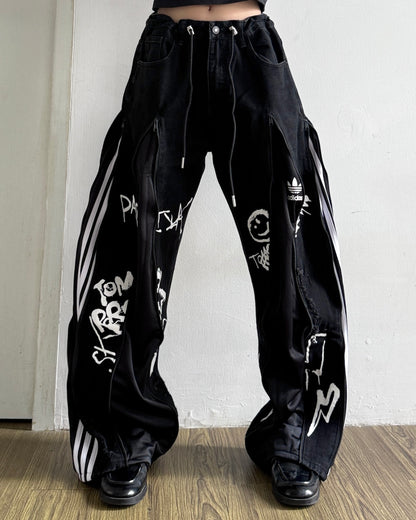 [BIG SIZE] Zipper Pants 0352