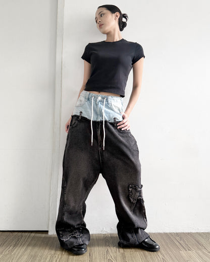 Double Waist Pants 002