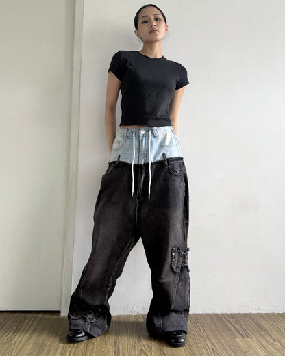 Double Waist Pants 002