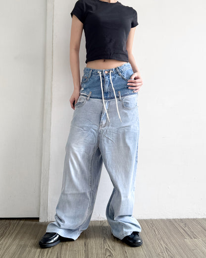 Double Waist Pants 006