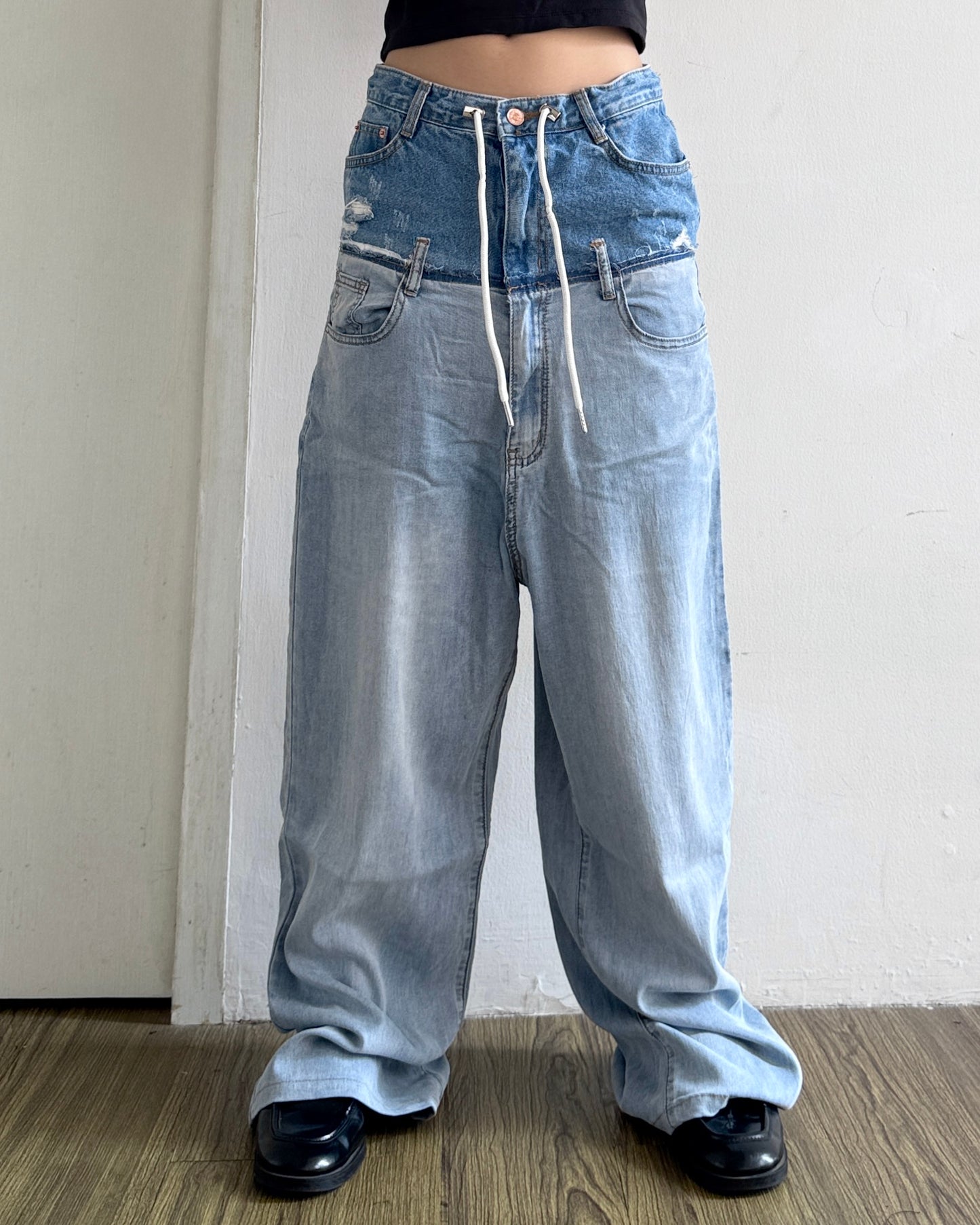 Double Waist Pants 006