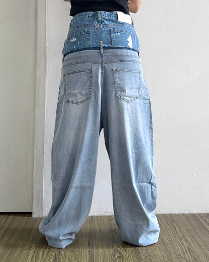Double Waist Pants 006