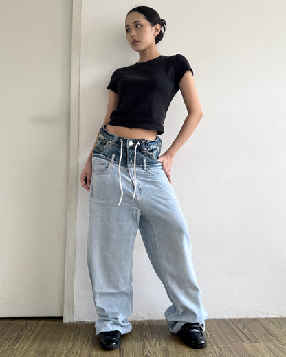 Double Waist Pants 004