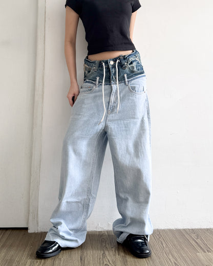 Double Waist Pants 004