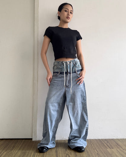 Double Waist Pants 003