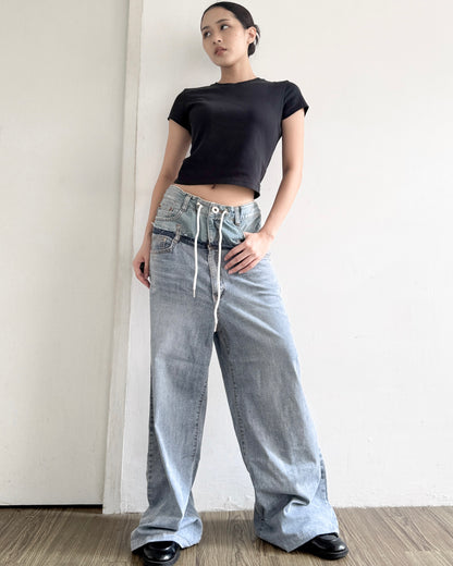 Double Waist Pants 003