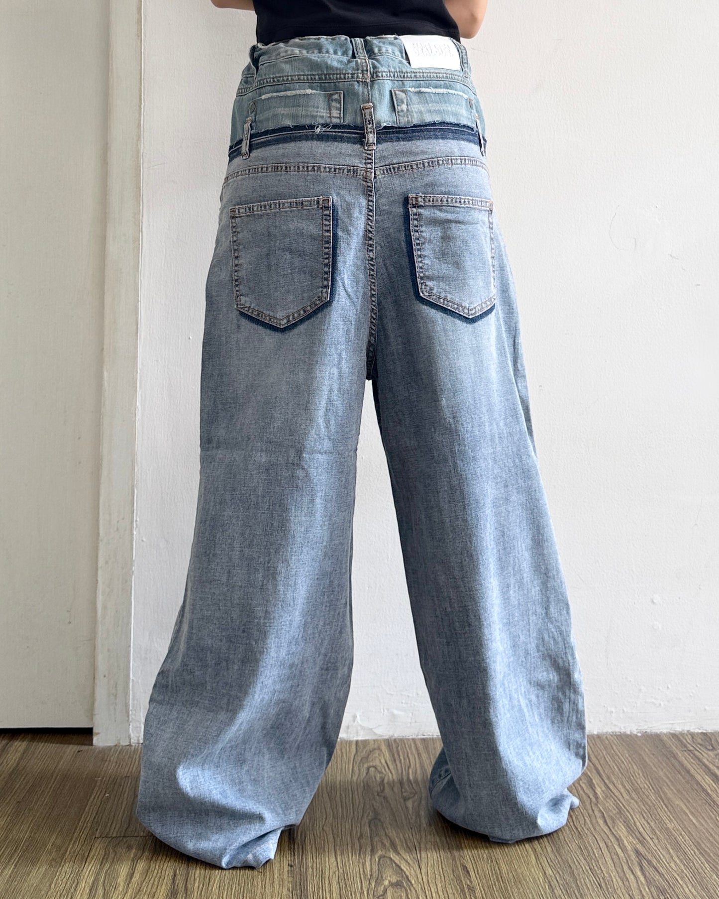 Double Waist Pants 003