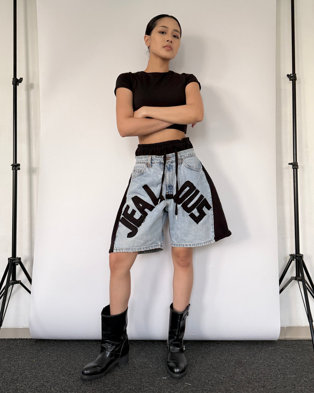 Double Waist Jorts 016