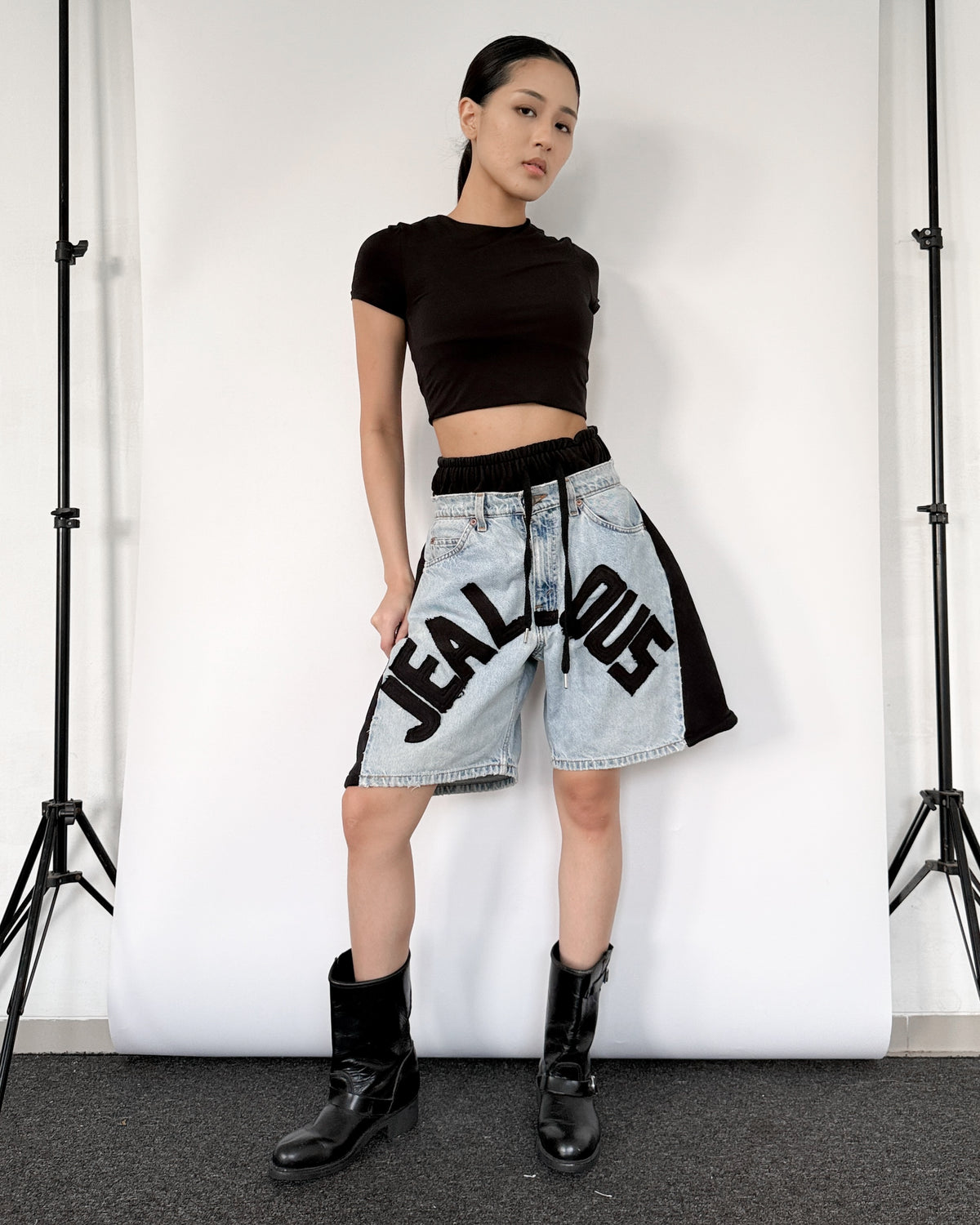 Double Waist Jorts 016