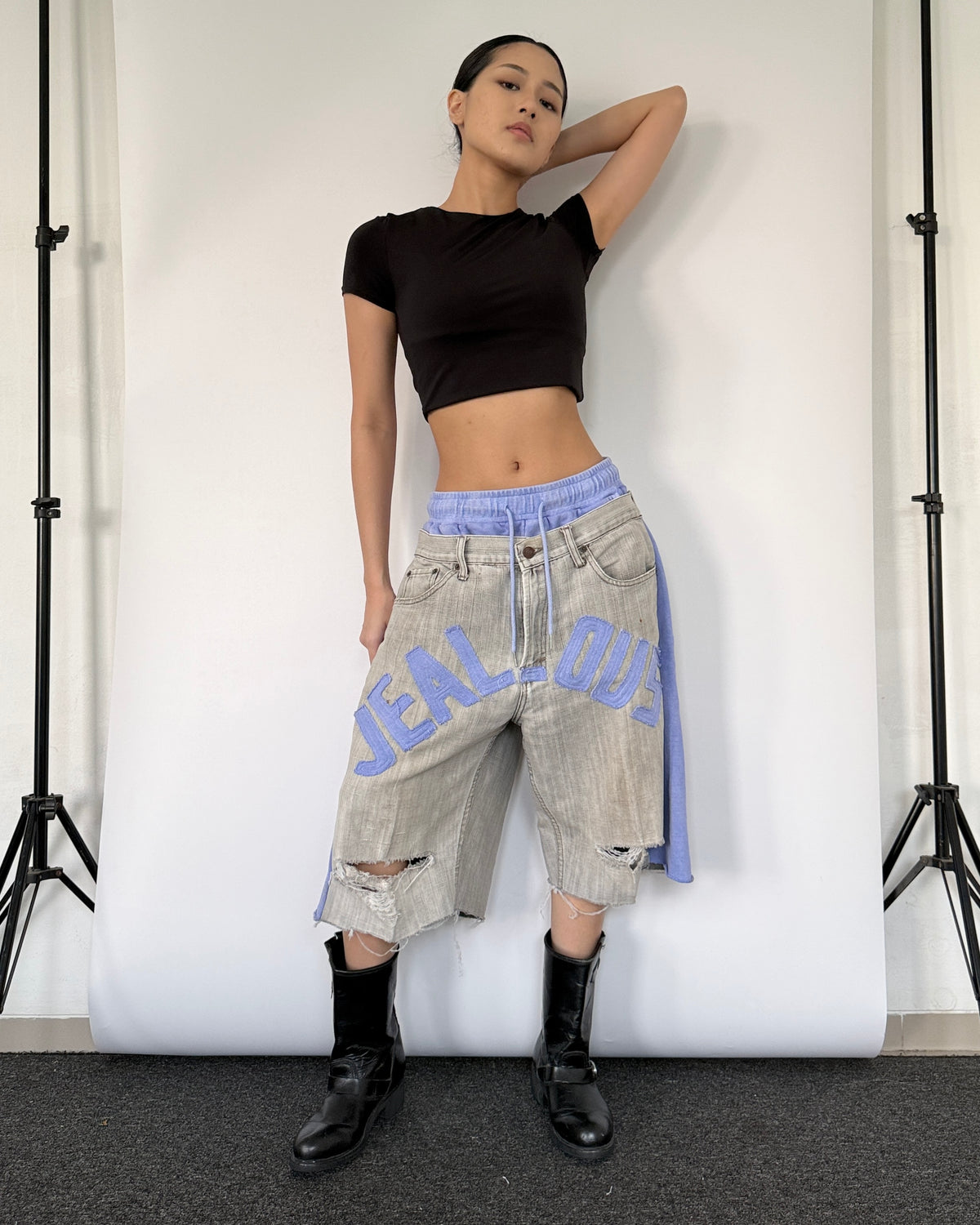 Double Waist Jorts 017