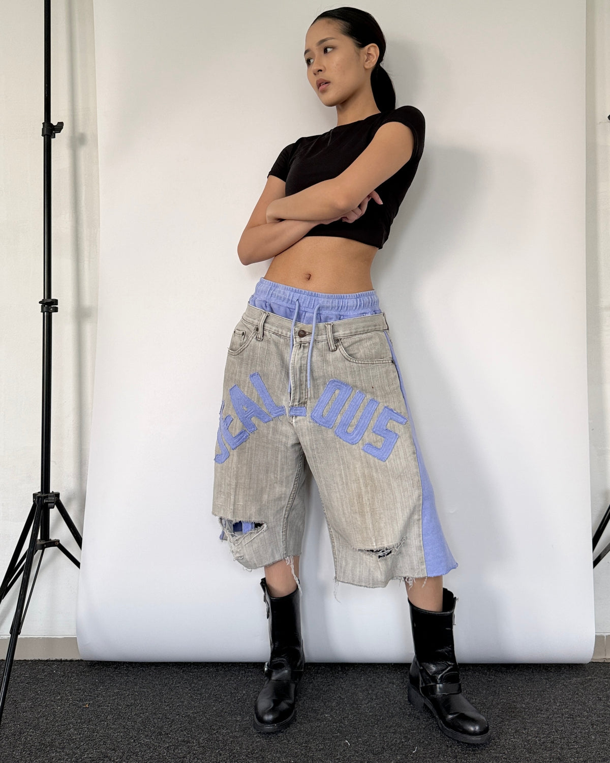 Double Waist Jorts 017