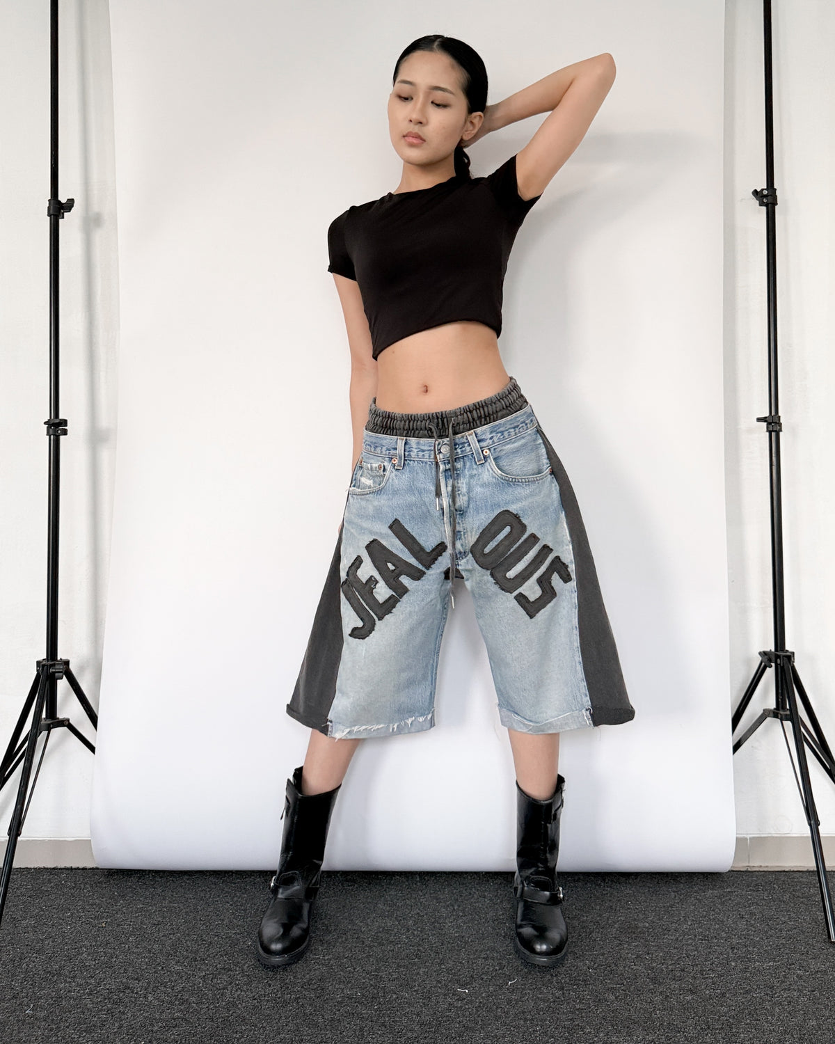Double Waist Jorts 018
