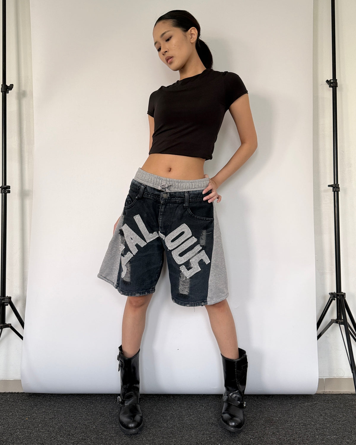 Double Waist Jorts 020