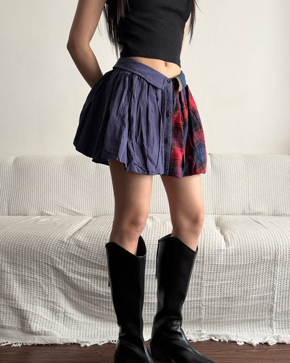 Button-up Balloon Skirt 017