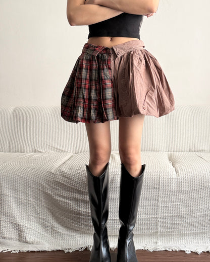 Button-up Balloon Skirt 016