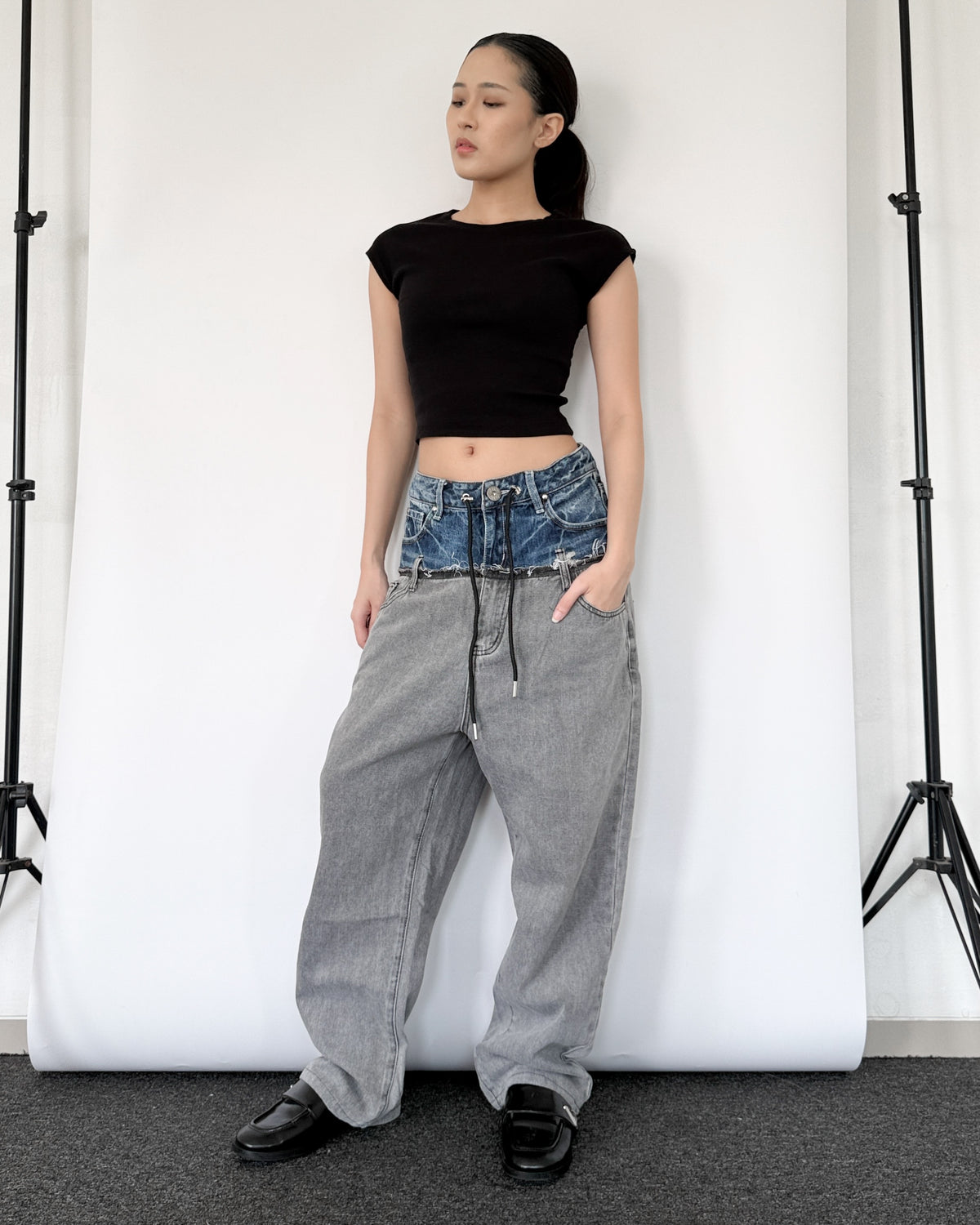 Double Waist Pants 020