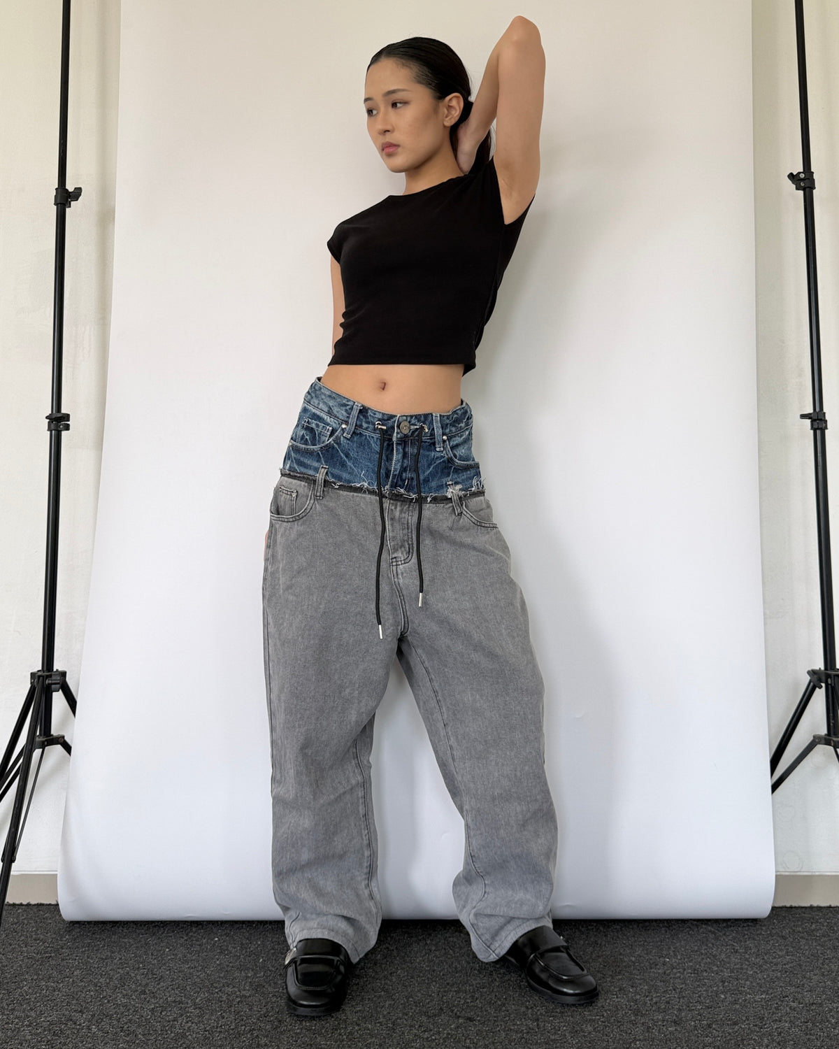 Double Waist Pants 020