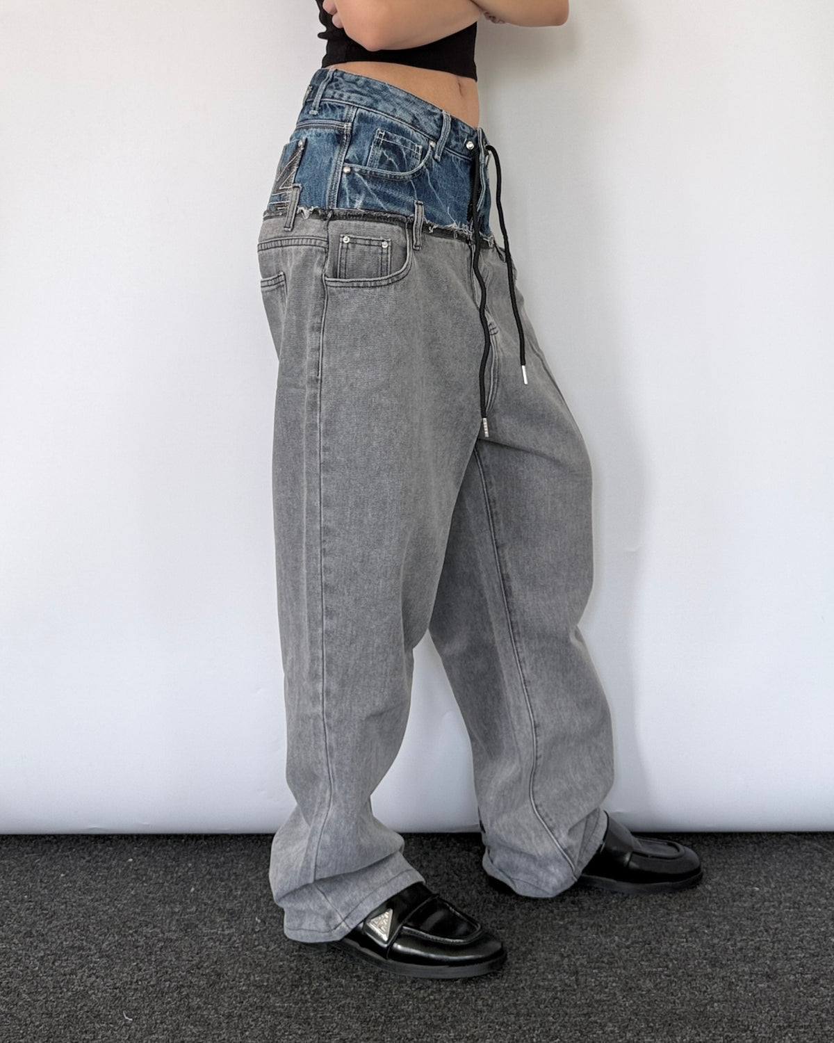 Double Waist Pants 020
