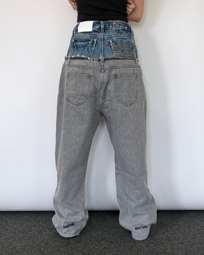 Double Waist Pants 020