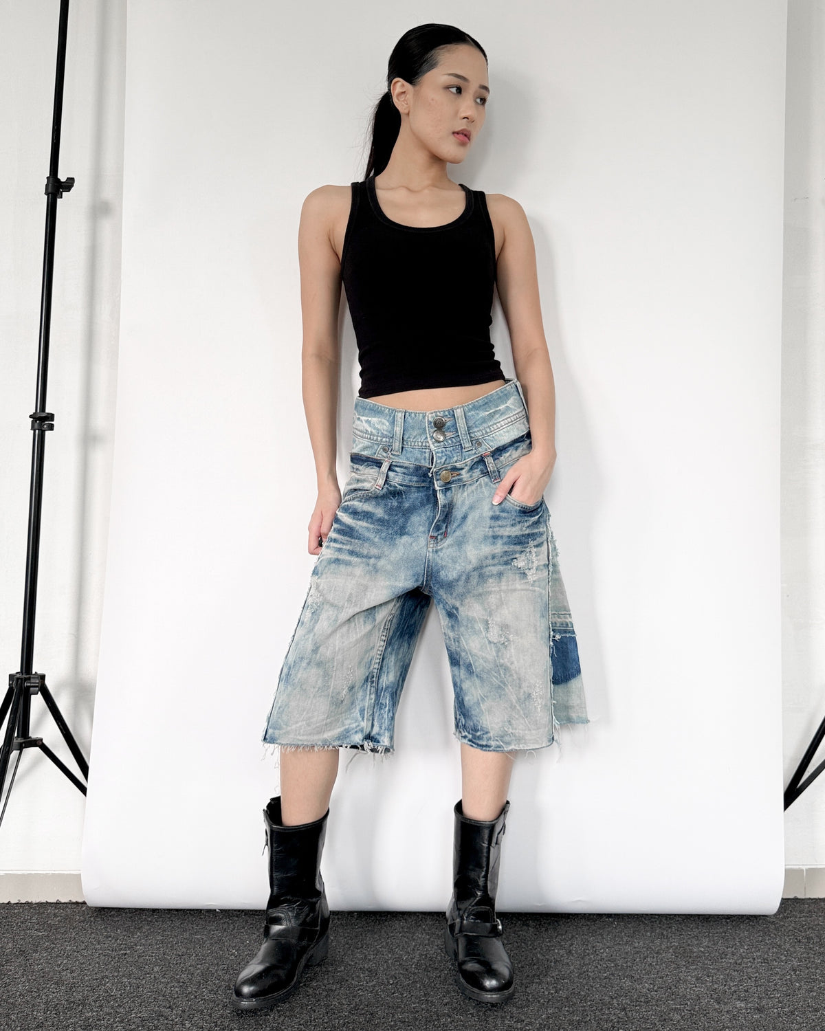 Double Waist Jorts 025