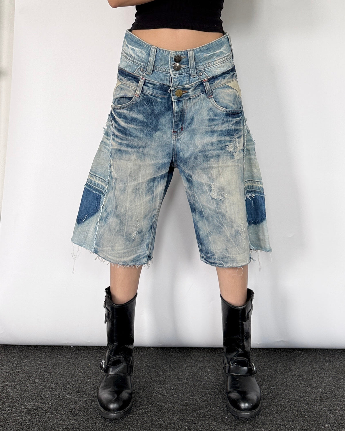 Double Waist Jorts 025