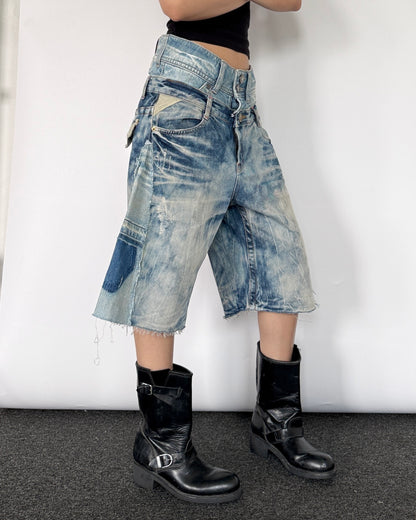 Double Waist Jorts 025