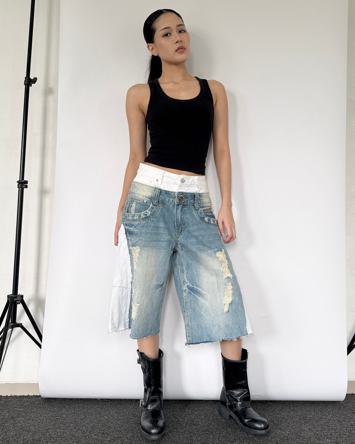 Double Waist Jorts 024