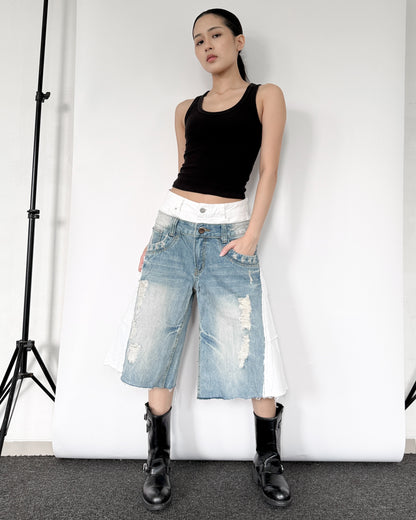 Double Waist Jorts 024