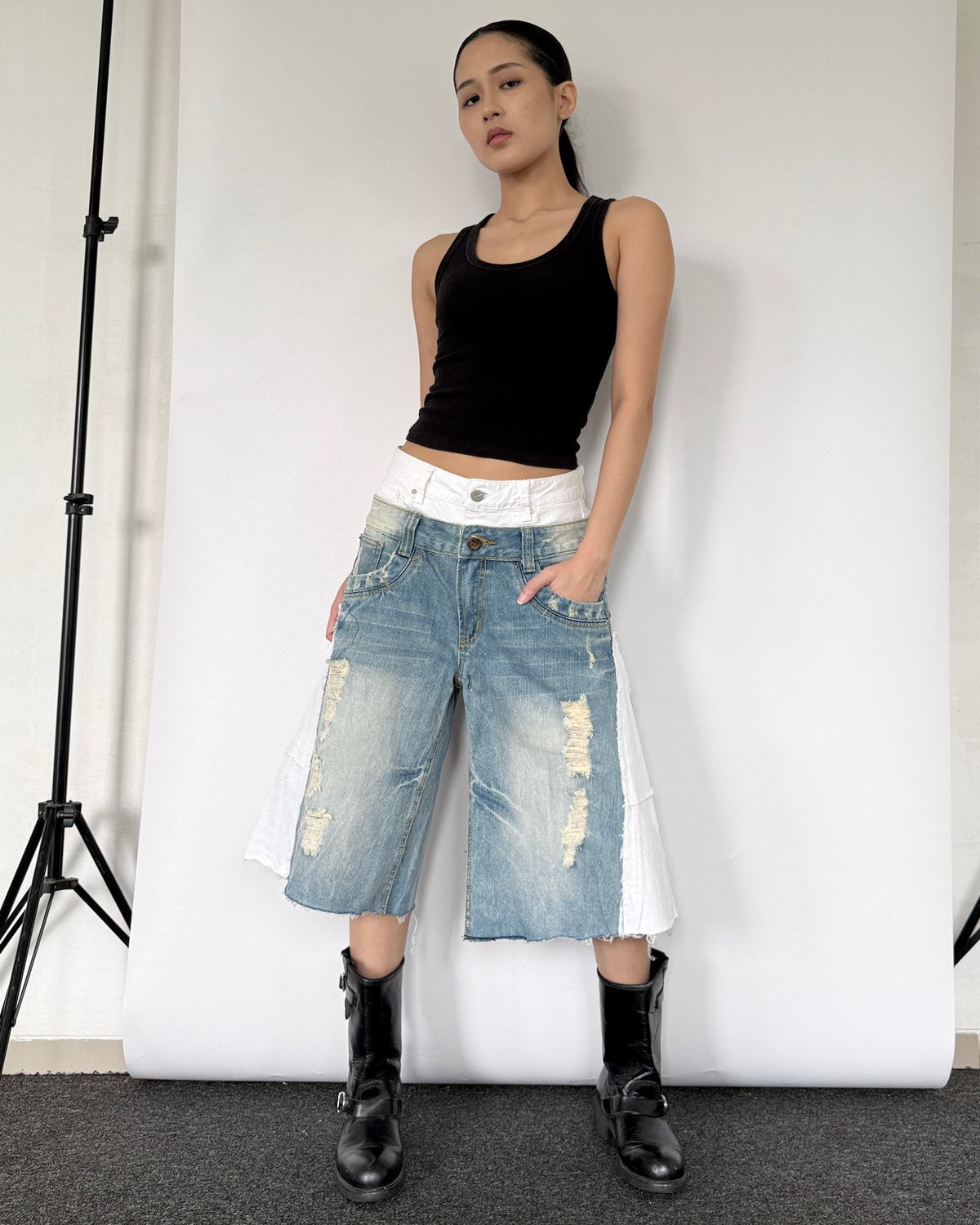 Double Waist Jorts 024