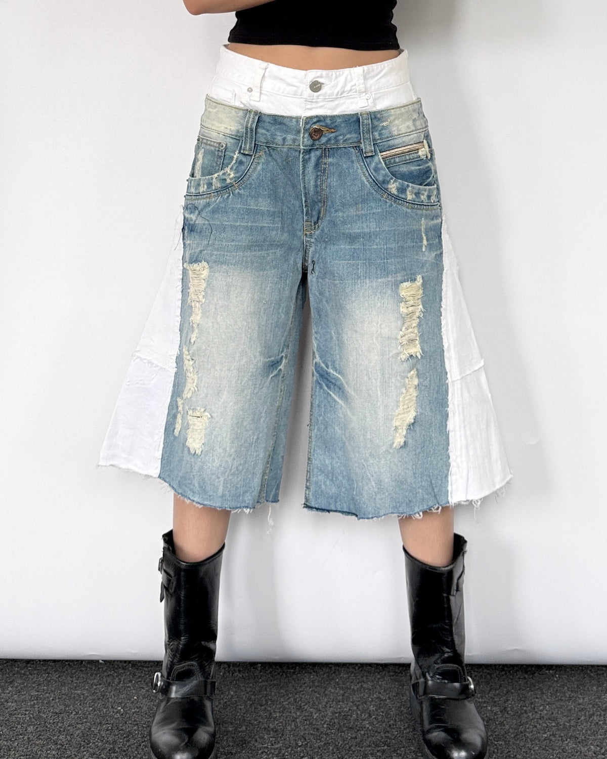 Double Waist Jorts 024