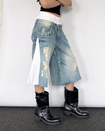 Double Waist Jorts 024