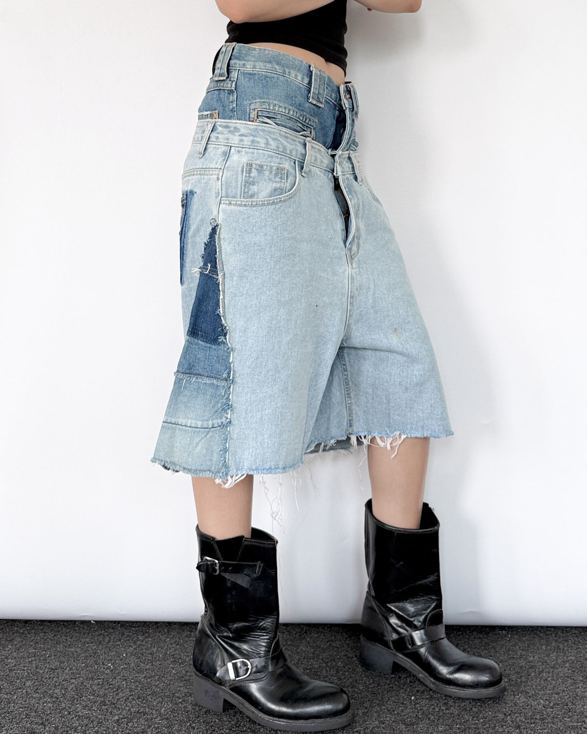 Double Waist Jorts 023