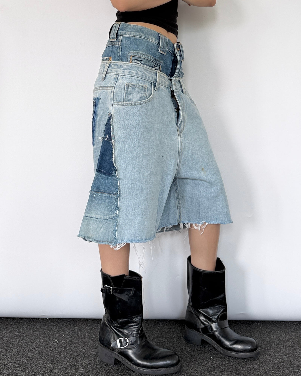 Double Waist Jorts 023