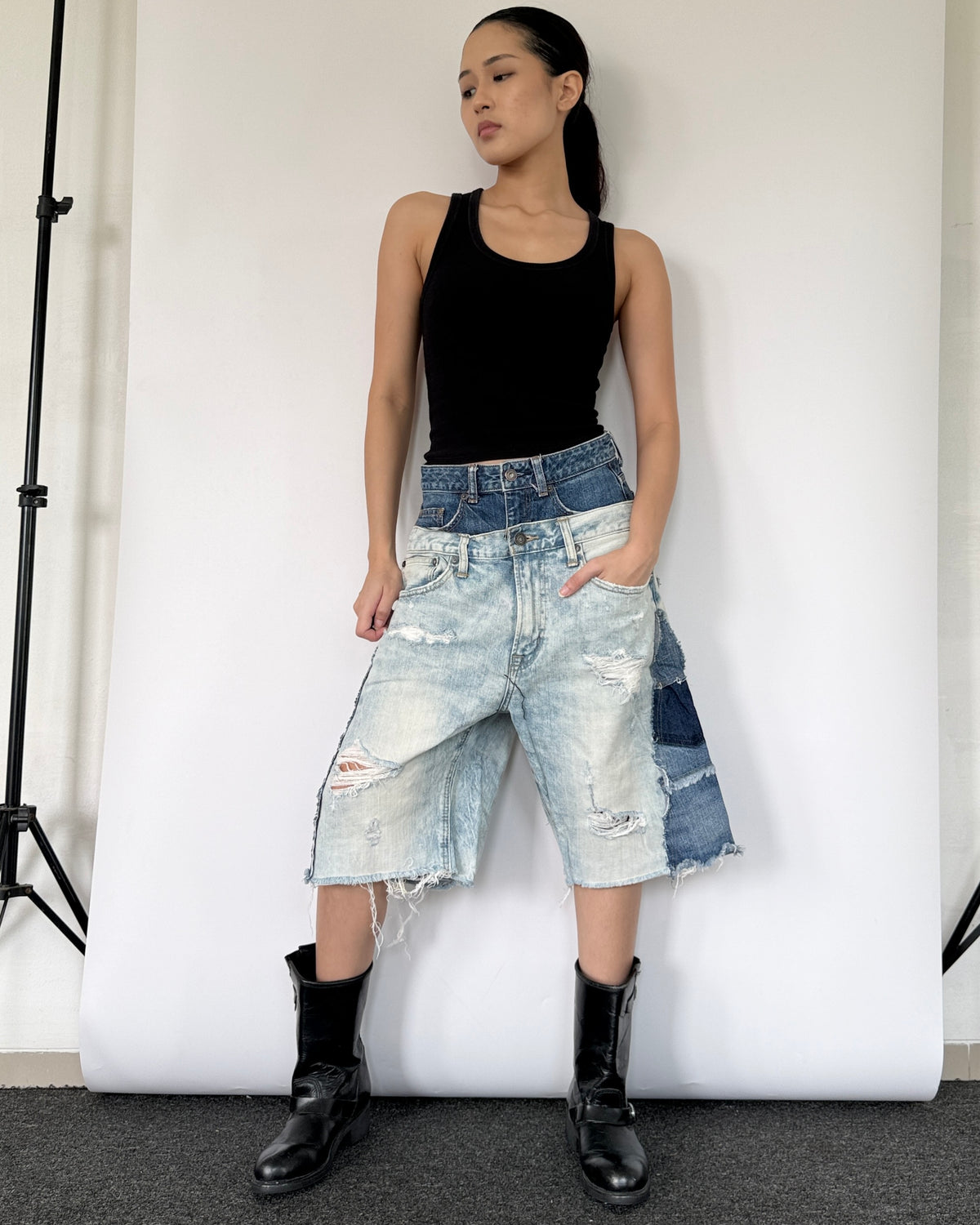 Double Waist Jorts 022