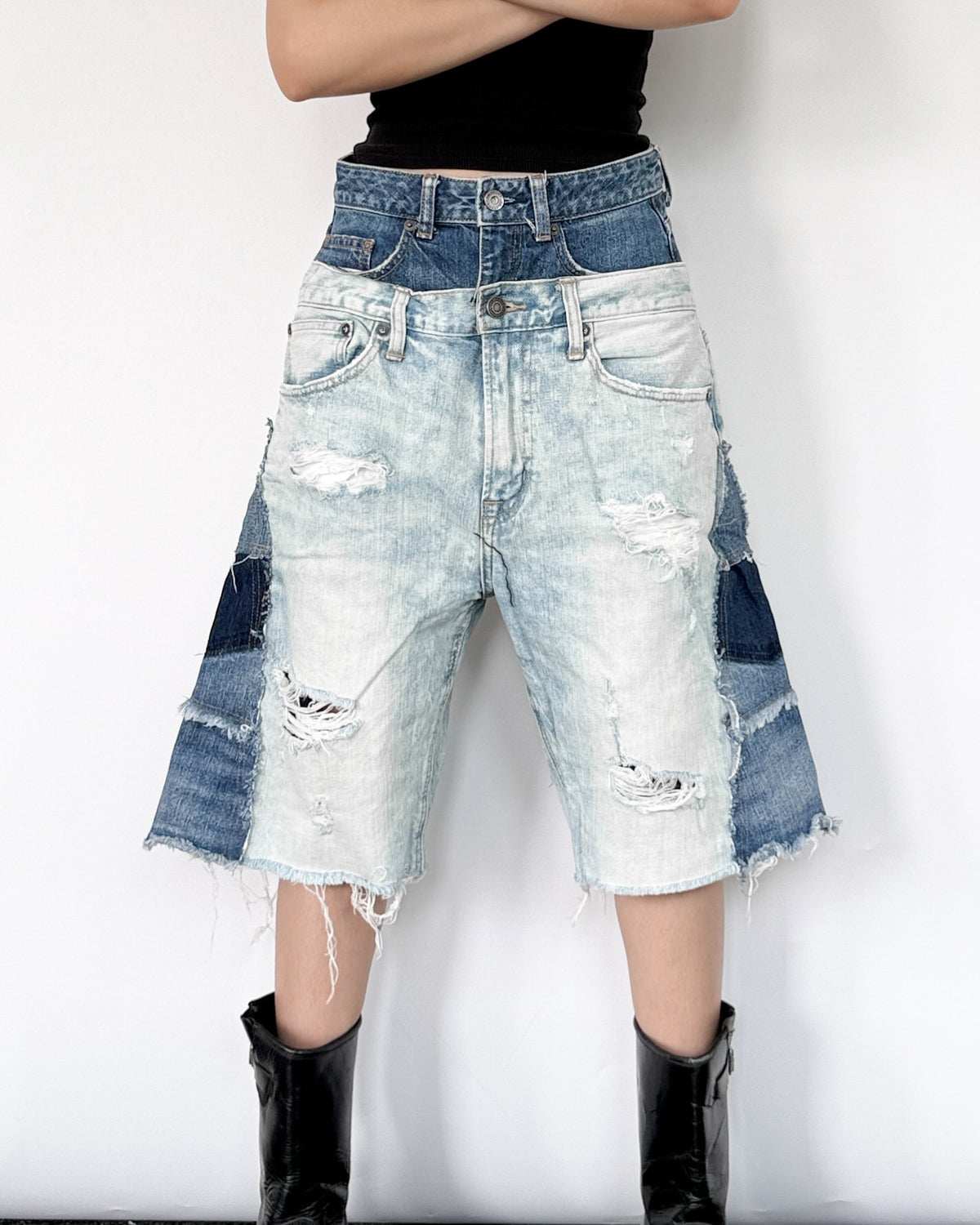 Double Waist Jorts 022
