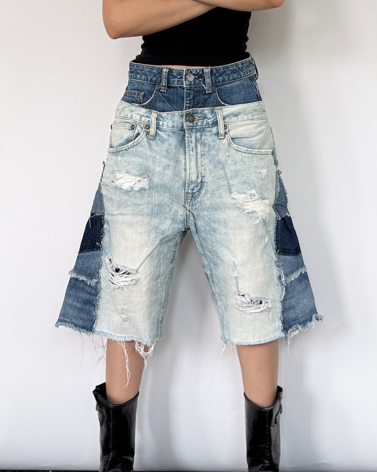 Double Waist Jorts 022