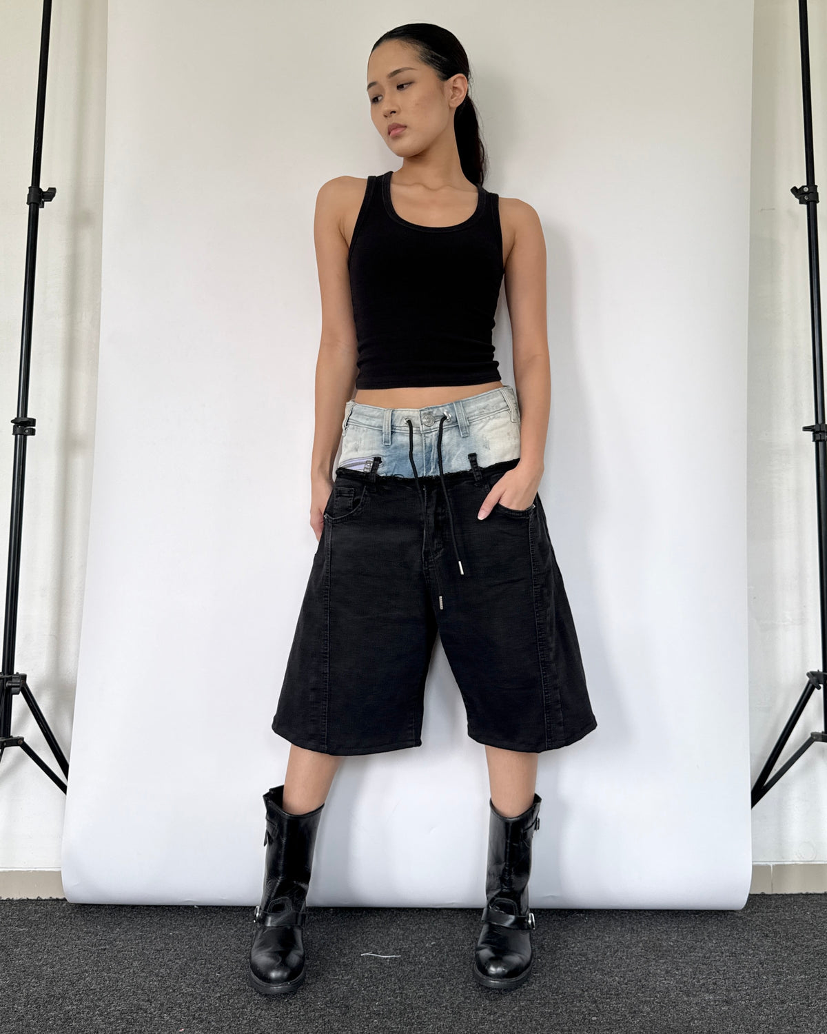 Double Waist Jorts 021