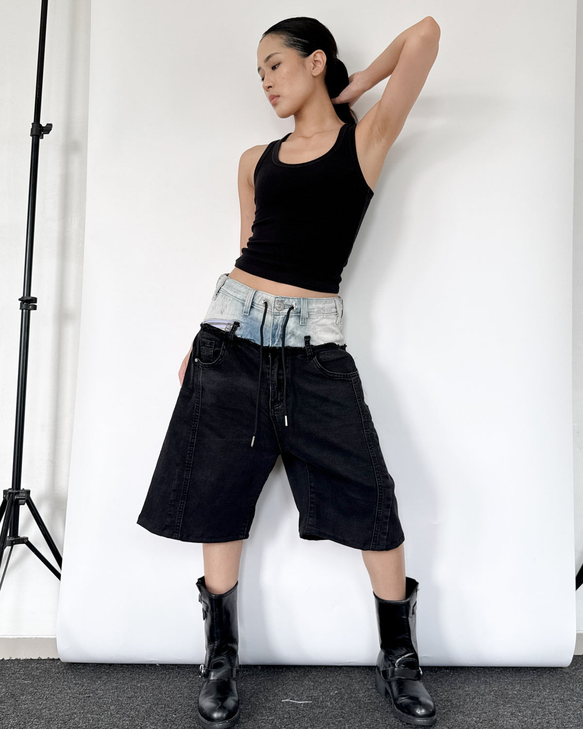 Double Waist Jorts 021