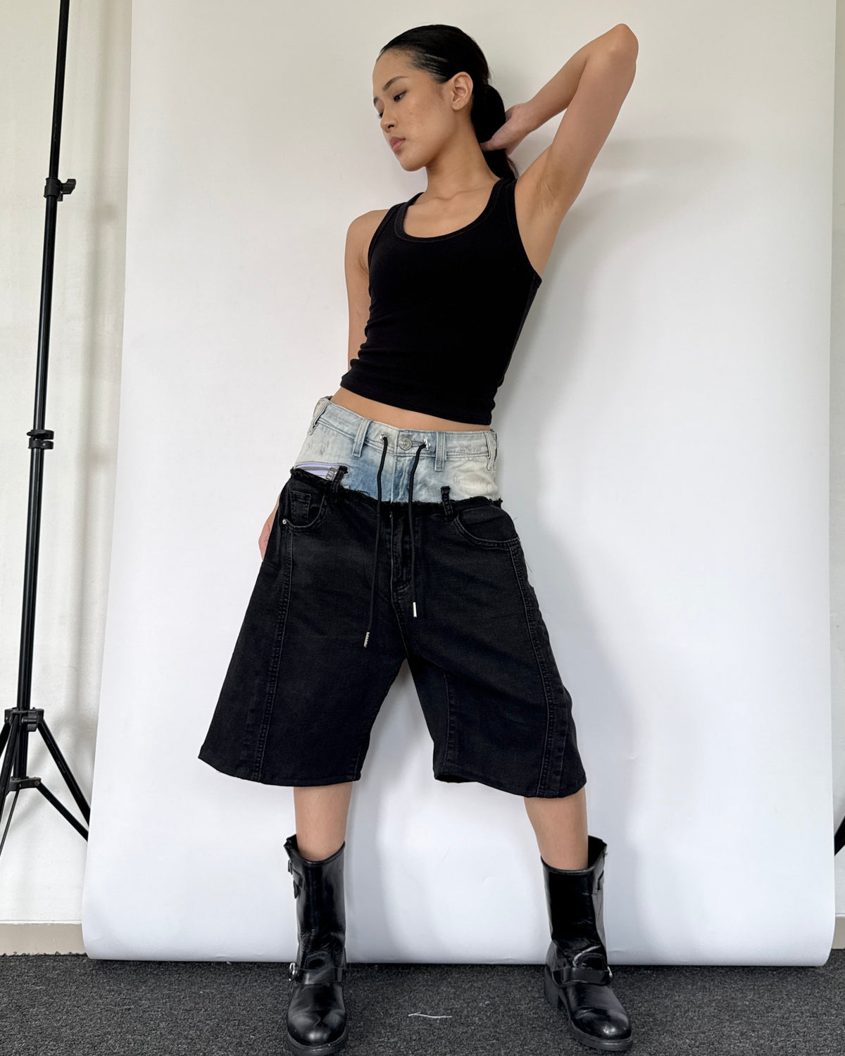 Double Waist Jorts 021