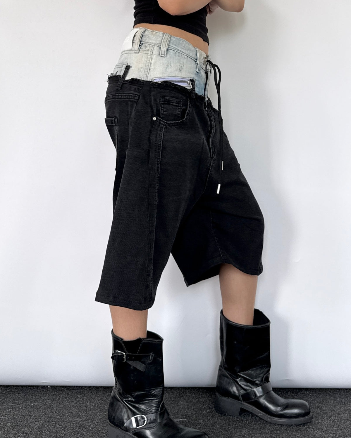 Double Waist Jorts 021
