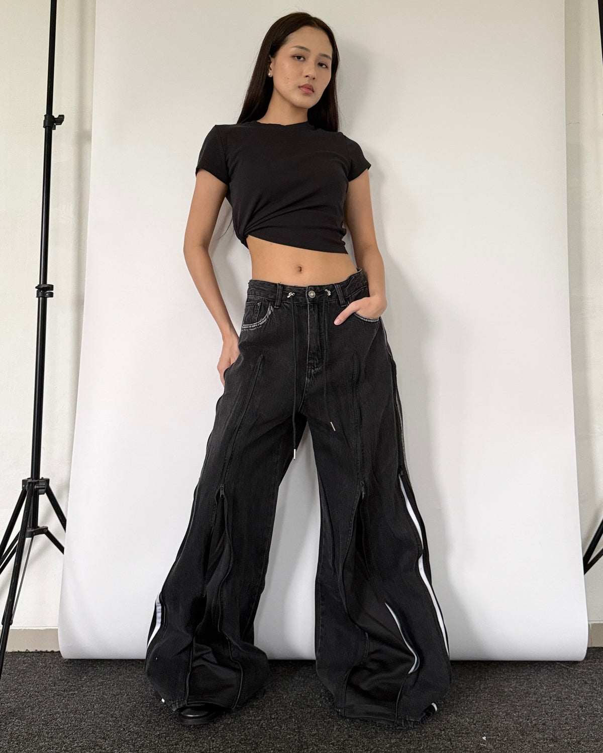 Zipper Pants 0407