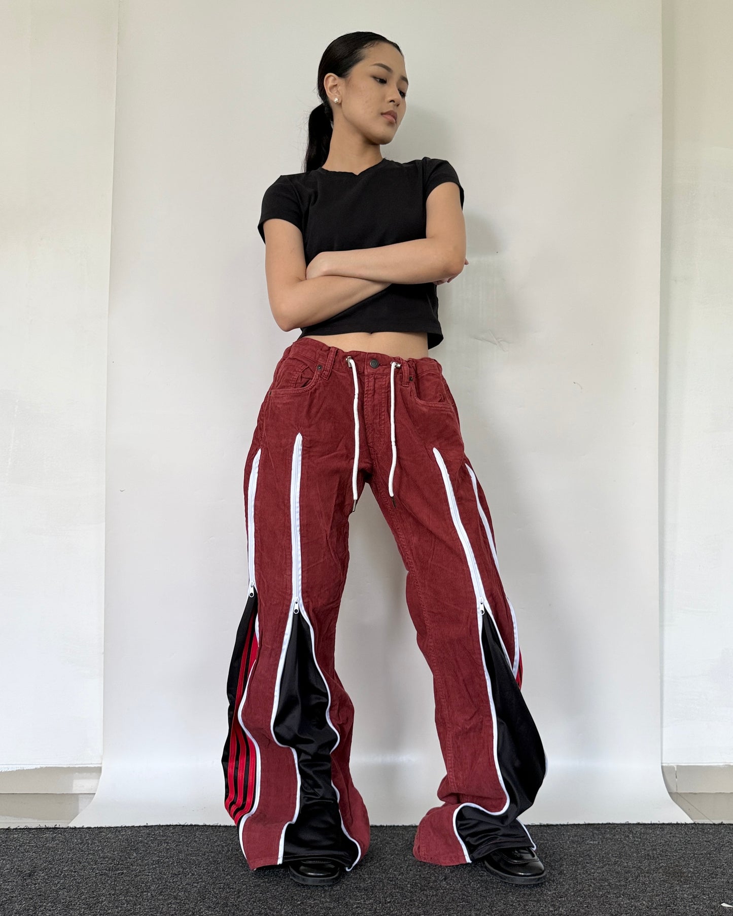 [BIG SIZE] Zipper Pants 0362