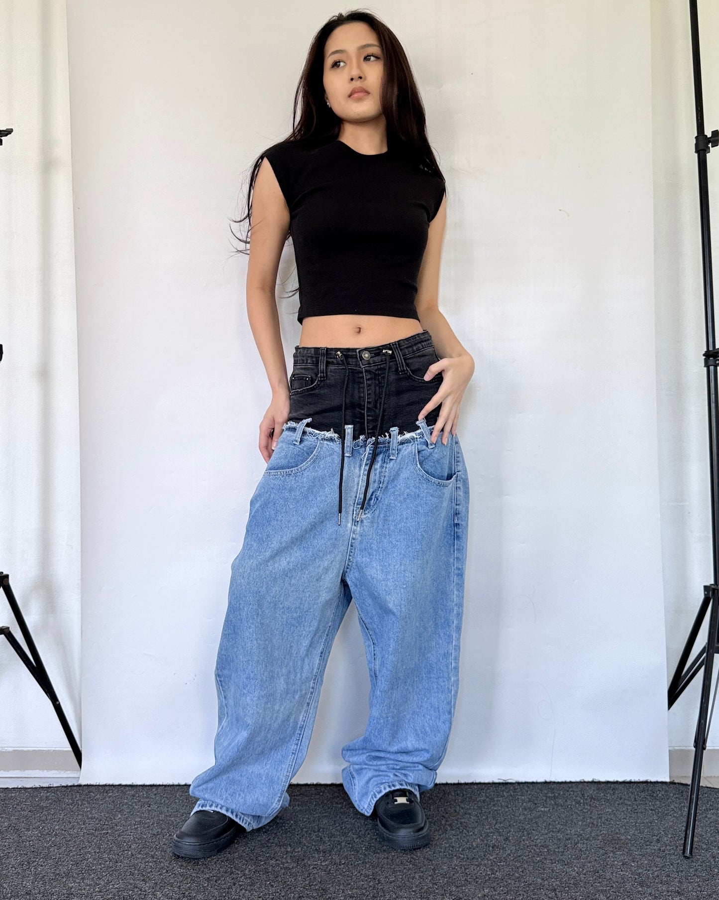 Double Waist Pants 008