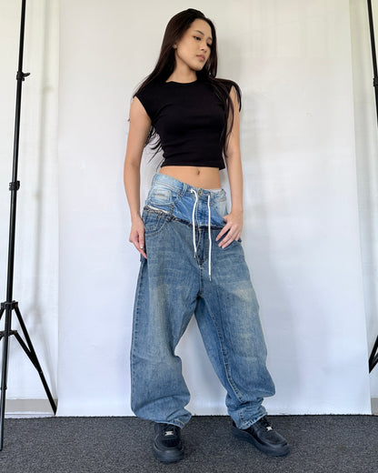 Double Waist Pants 009