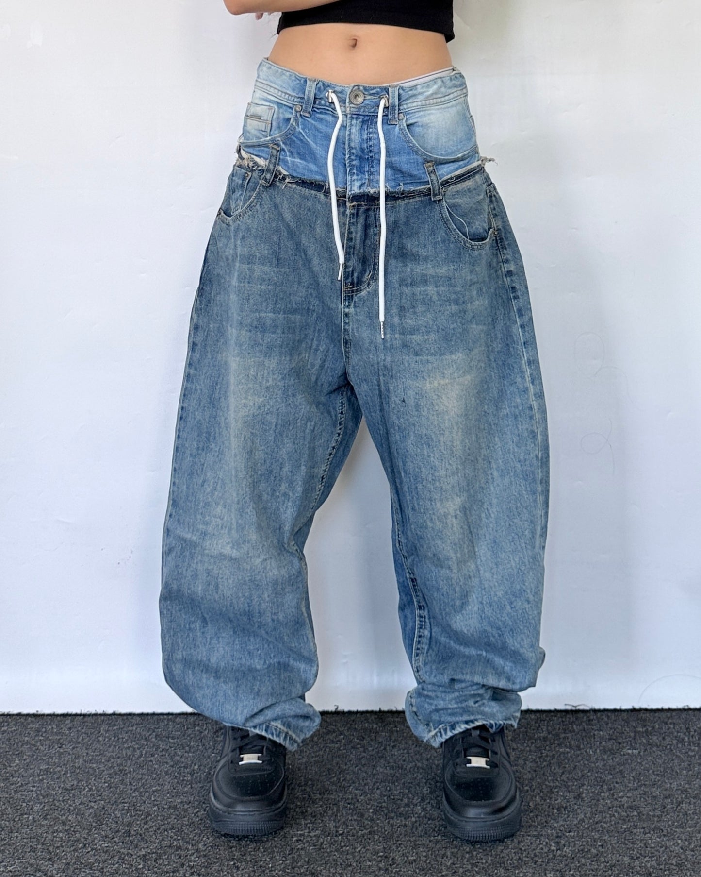 Double Waist Pants 009