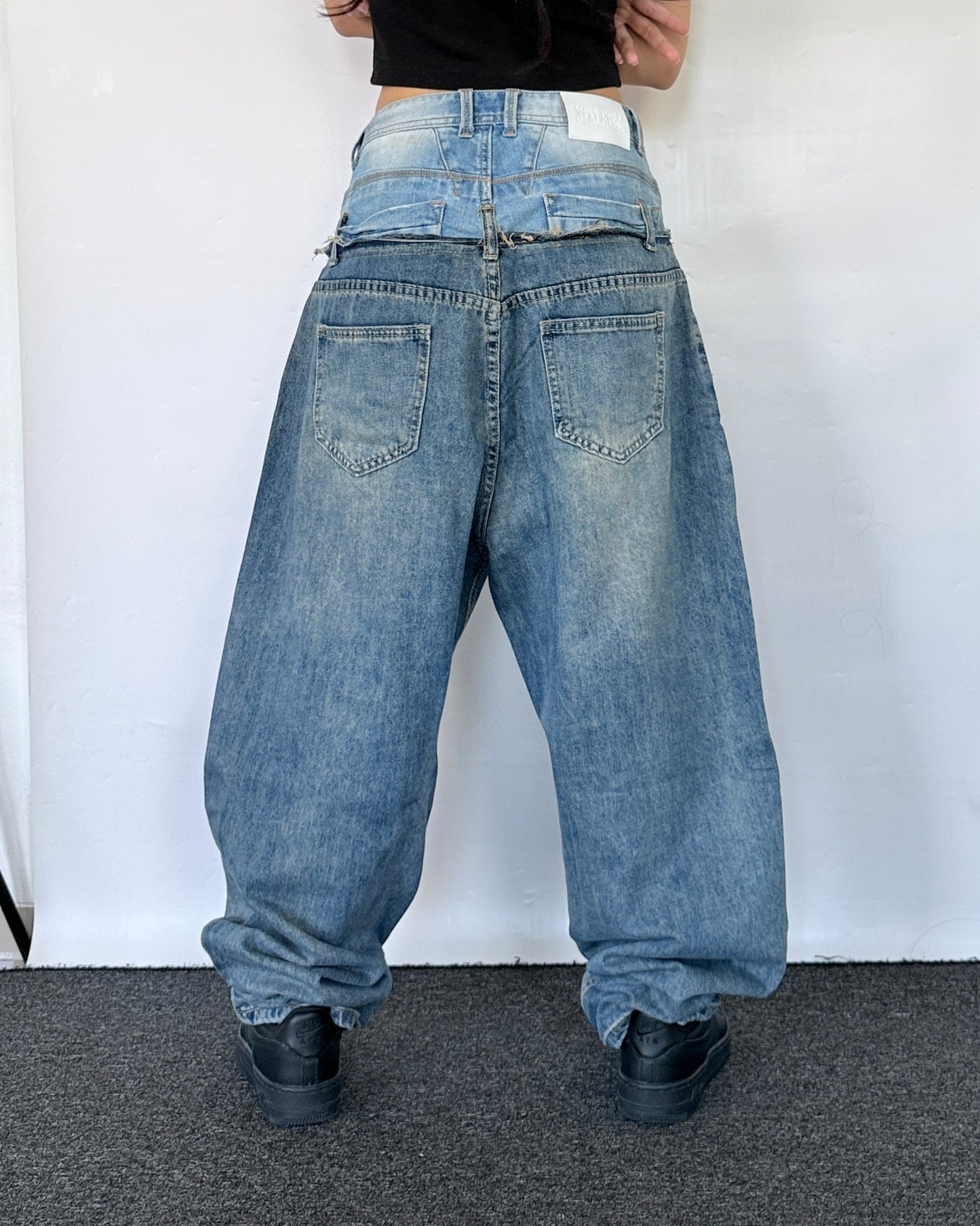 Double Waist Pants 009