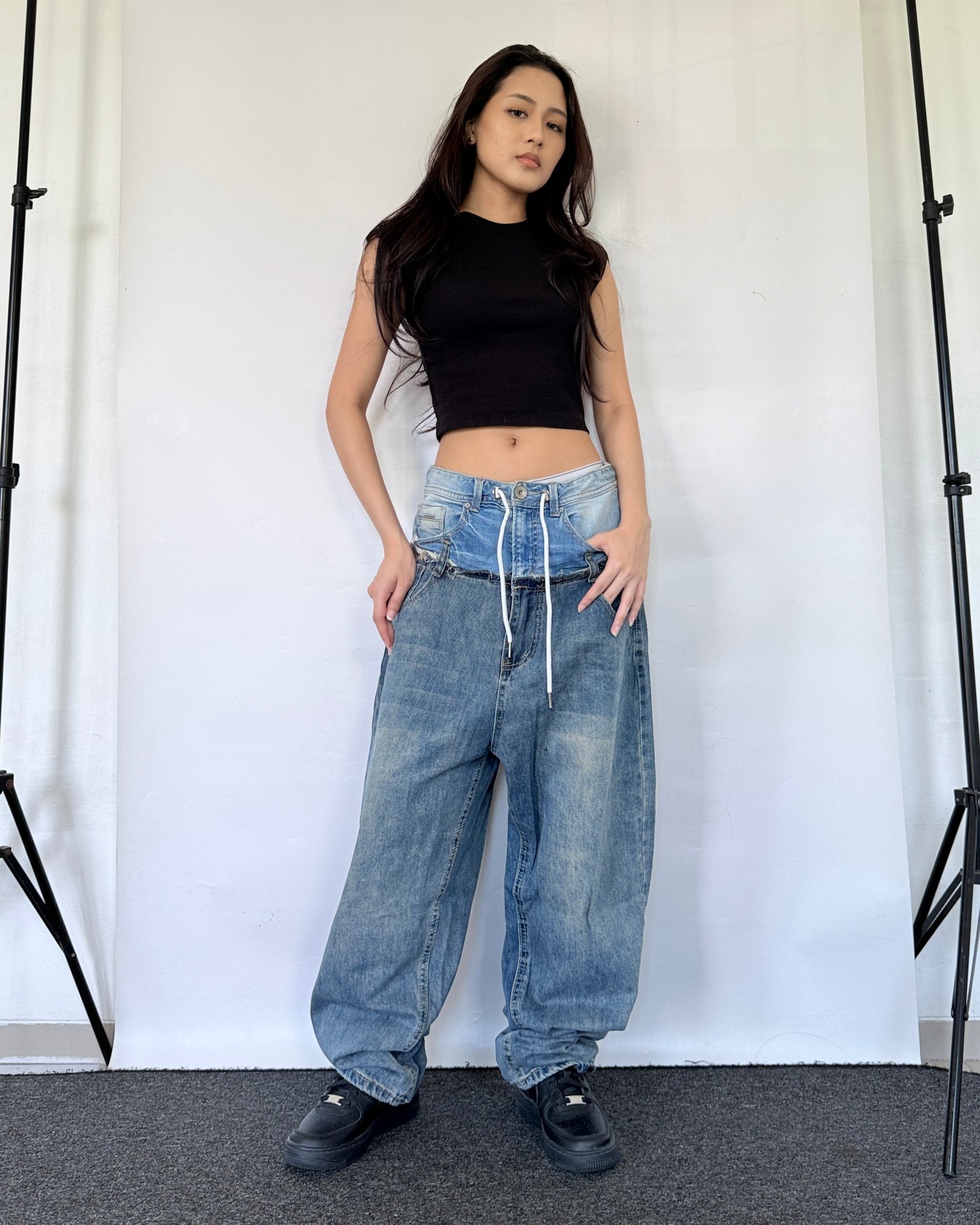 Double Waist Pants 009